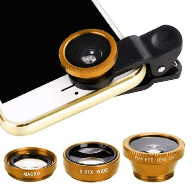 3-in-1 Multi Functional Mobile Phone Lens